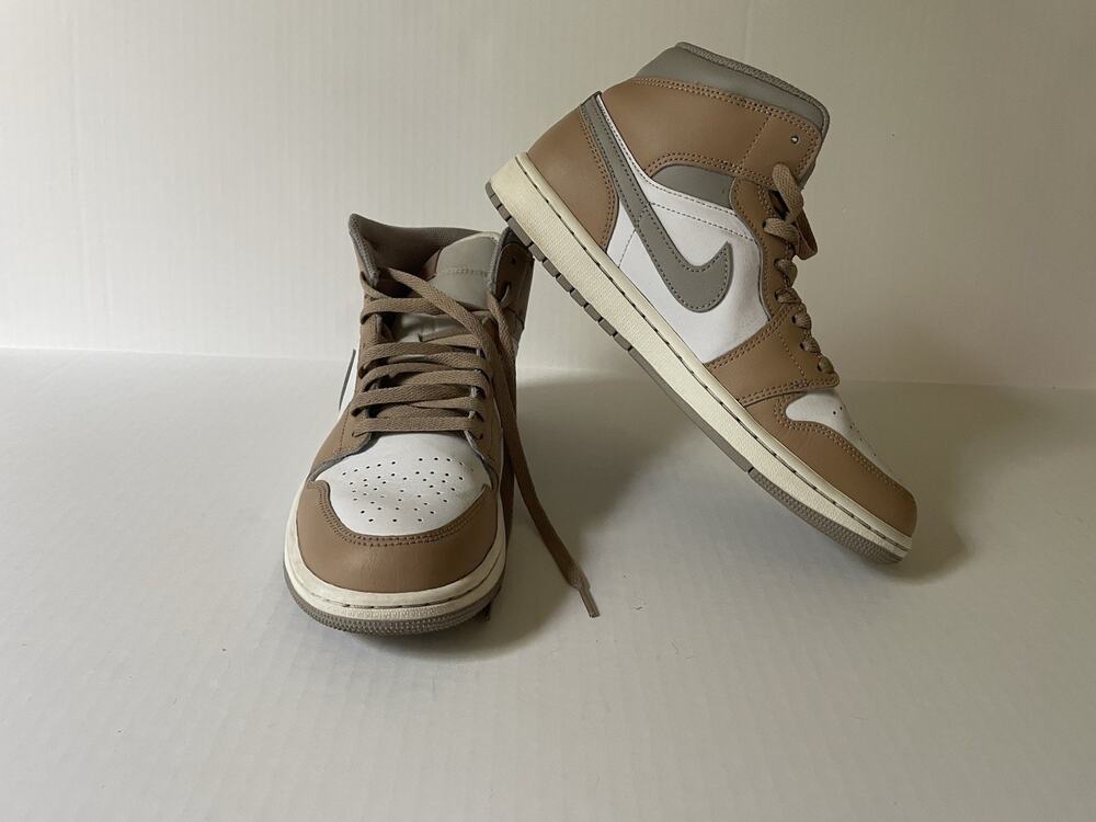 Size 9 - Air Jordan 1 Mid Hemp White